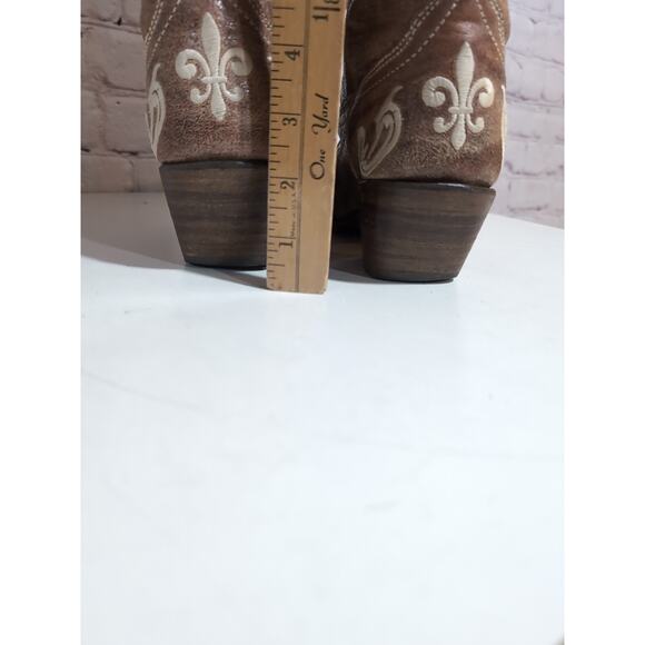Corral Honey Cortez Embroidered Snip Toe Cowboy Boots Womens Sz 8 M Sty R1974 - Picture 5 of 16